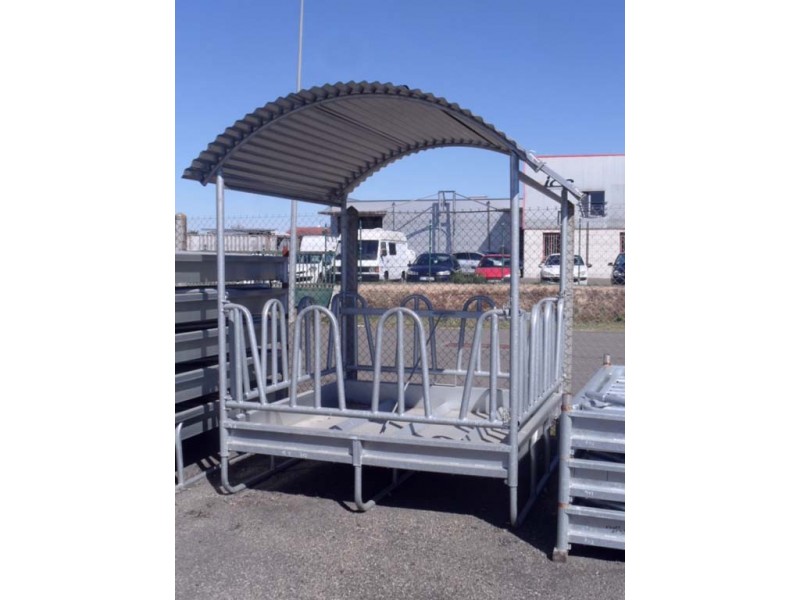 Ratelier carré galva 12 places fesston