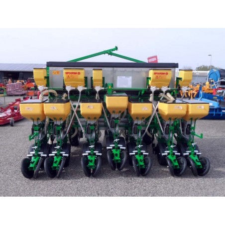 Semoir DISCOVER / 7 rangs tout télescopique / Fertiliseur 1000 L inox