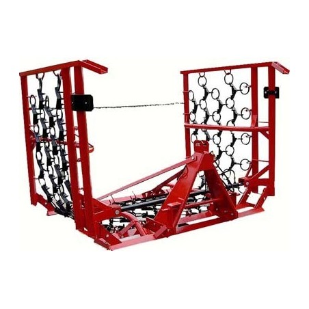 Herse de prairie 5m, repliage hydraulique