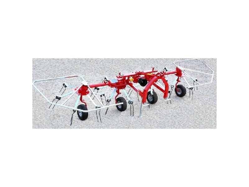 Faneuse 4 toupies tête pivotante type 4GLS HY