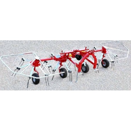 Faneuse 4 toupies tête pivotante type 4GLS HY