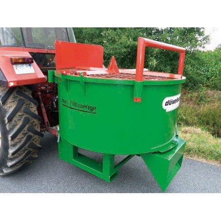 Malaxeur à béton 800 litres / 1200 litres volume total / avec moteur hydro
