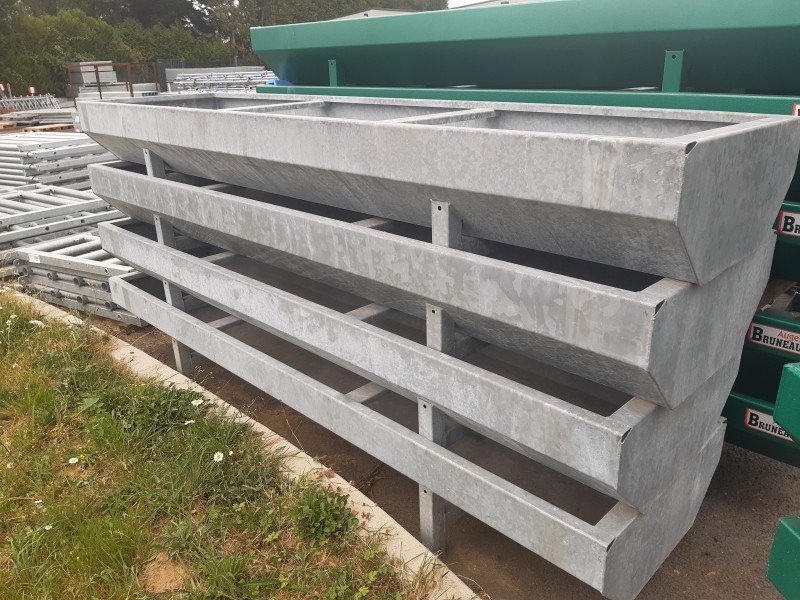 AUGE 2m x 0,33m GALVA rectangle 0,30 x 0,15